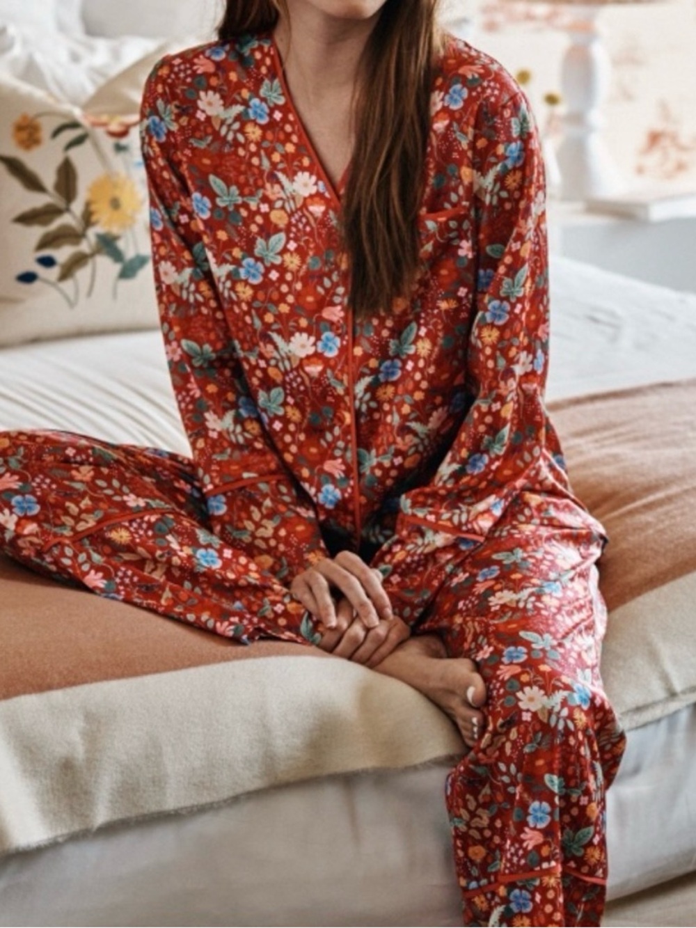 Summersalt floral pajama set